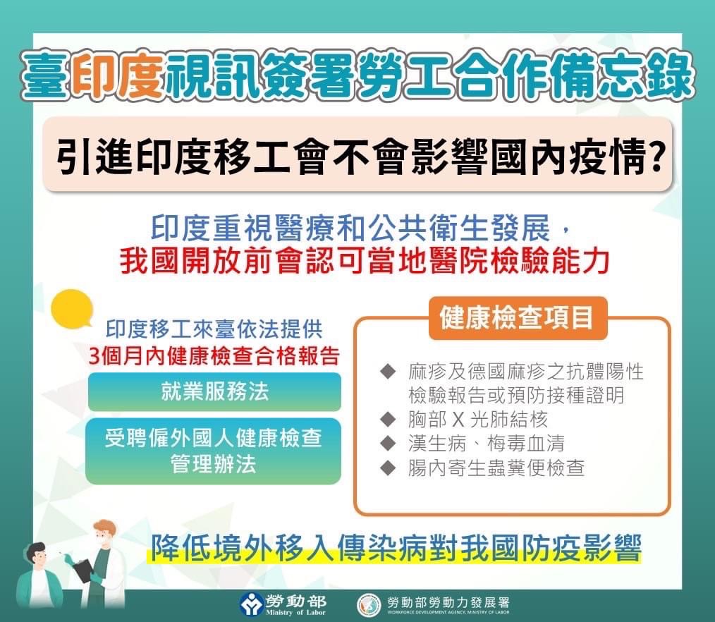 引進印度移工會不會影響國內疫情？