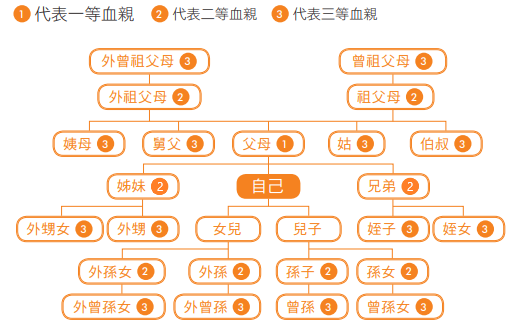 血親關係圖